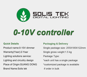 0-10V Grow Light Controlador inteligente 4 canales HPS CMH LED Grow Light Fixture Manual Group Control Dimmer Master Controller - Product Image 3