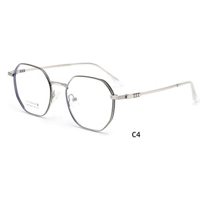 Yeni titanyum malzeme optik çerçeve retro moda gözlük çerçeveleri poligon Metal çerçeveler - Product Image 4