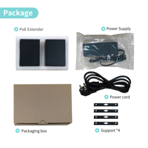 Precio de fábrica PoE extensor RJ45 LRE 10/100Mbps Poe transmisor para cámara IP