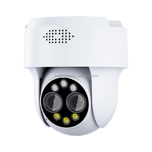 2X yakınlaştırma kamerası 4G 4MP/8MP güvenlik gözetim bağlantı projektör 1080P otomatik izleme Wifi çift Lens ev açık PTZ kamera - Product Image 1