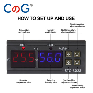 CG STC-3028 <strong>12V</strong> 24V 220V Digital <strong>Temperature</strong> <strong>Controller</strong> for Incubator Relay LED 10A Heating Cooling Thermoregulator Thermostat - Product Image 2