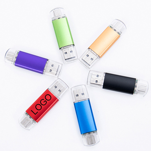 工厂定制2合1不同形状的u盘类型-c笔式驱动3.0 128GB高速Otg u盘安卓u盘 - Product Image 4