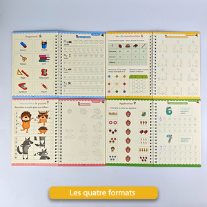源工厂高品质定制字帖可重复使用凹槽学龄前儿童书法练习册 - Product Image 6