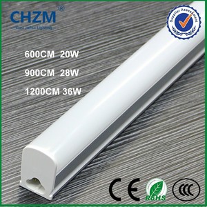 新型集成T8 600毫米9w发光二极管灯泡管灯2英尺0.6厘米乳白色盖库存9w T8发光二极管管