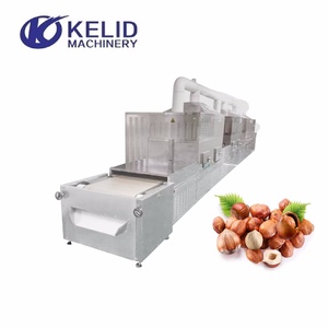 Máquina insecticida de secado de nueces de microondas industrial para semillas de melón para procesamiento de alimentos con sistema de control PLC - Product Image 1