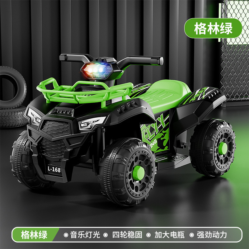 Green electric music lights