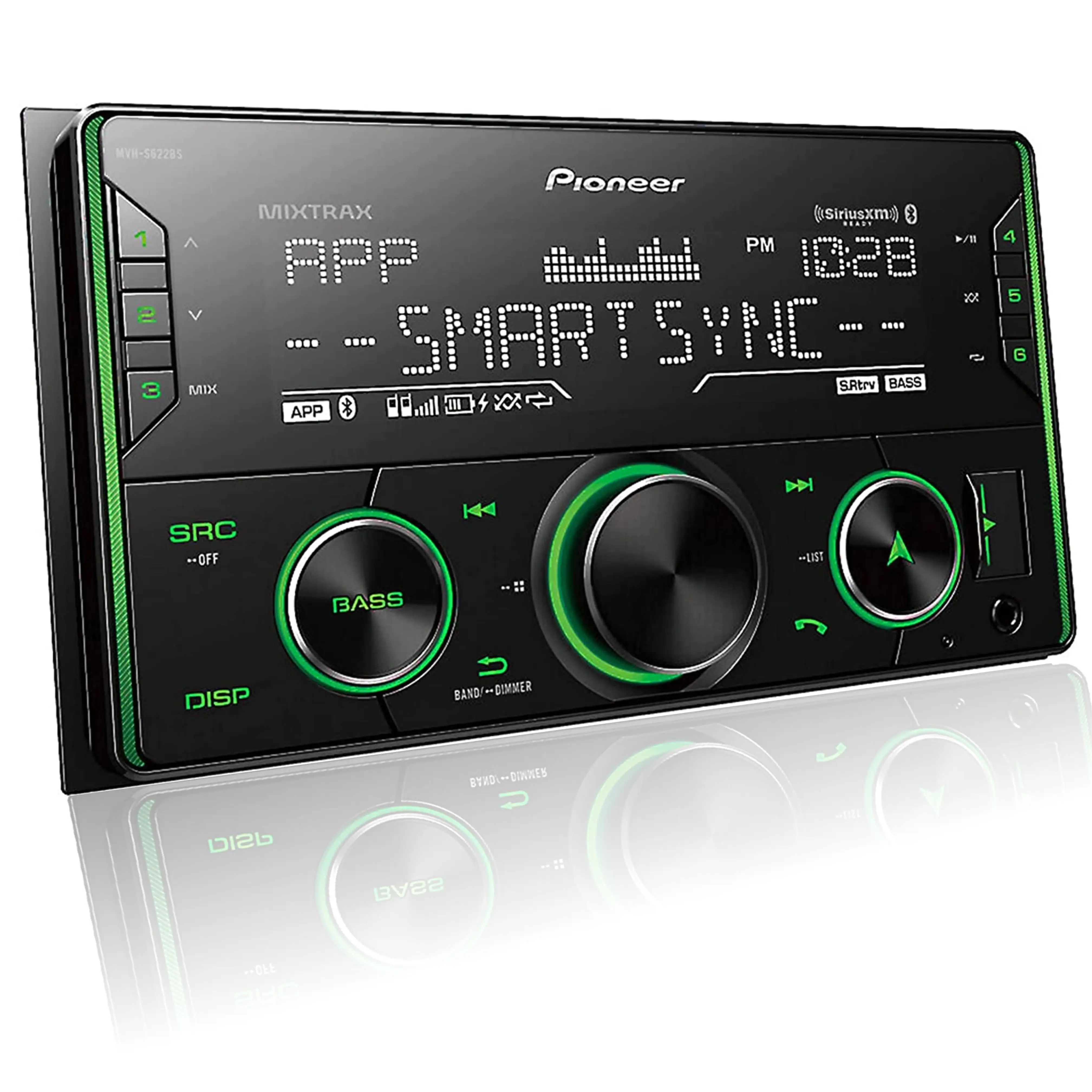 ENPU MVH-S622BS وسائط رقمية استقبال 2 الدين سيارة راديو USB MP3 Bluetoohs DSP لاعب