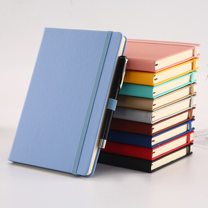 Mehrfarbige Business-Notizen A5 B5 Benutzer definierte monatliche tägliche PU-Leder Dankbarkeit Hardcover-Notebook-Planer mit Riemen - Product Image 5