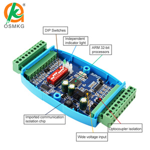 Oshangming 4 Channel <strong>Analog</strong> <strong>Input</strong> <strong>Module</strong> Voltage Type 0-10V <strong>with</strong> <strong>RS485</strong> Modbus Rtu for Temperature Sensor - Product Image 5