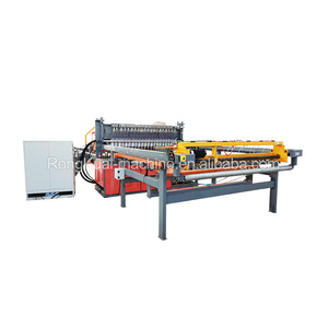 Rebar <span class=keywords><strong>Mesh</strong></span> Make <span class=keywords><strong>Machine</strong></span> Fabricação De Produção De Painel De Cerca De Aço De Metal Automático Brc Reforçando Máquina De Solda De Malha De Arame
