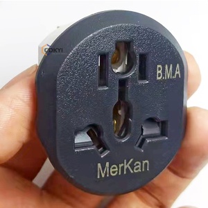 13A 250V 3680W <span class=keywords><strong>3pin</strong></span> בריטניה קטגוריה אני תקע בינלאומי עולם נסיעות מתאם