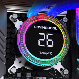 Lovingcool 360มม. ระบายความร้อนด้วยน้ำเย็นน้ำเย็น armb AIO ทองแดงฮีทซิงค์ CPU หม้อน้ำเครื่องทำน้ำเย็นตัวประมวลผลพีซี - Product Image 2