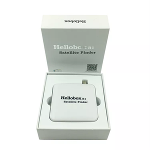 Hellobox B1-Receptor Satélite DVB S2, escanea el código QR en el paquete para instalar Android APK