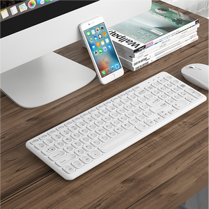 BOW Genuine HW256 Ergonomic Office Gaming Universal 2.4G <strong>Multi</strong>-device Wireless <strong>Keyboard</strong> <strong>and</strong> <strong>Mouse</strong> Combo Cute for Computer - Product Image 5
