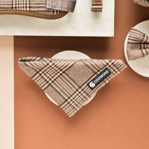 Coowone tali kekang anjing yang dibuat sesuai pesanan, tali leher anjing desainer kustom, aksesori anjing mewah - Product Image 2