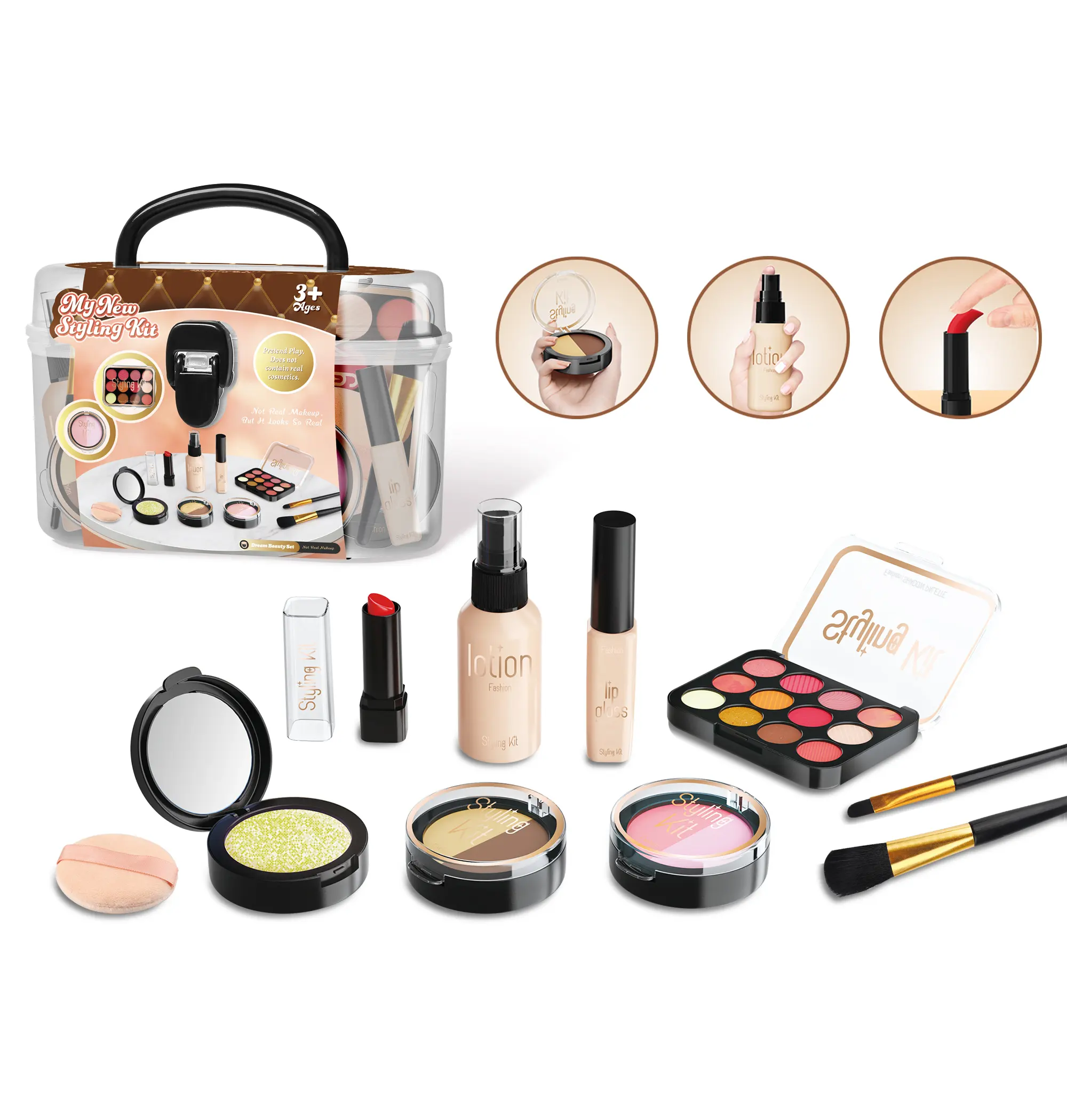 Set regalo di trucco all'ingrosso Set di giocattoli cosmetici e trucco per ragazze giochi di trucco giocattoli per bambini