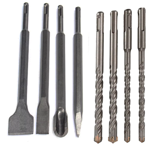 Juego de brocas SDS Plus de alta calidad, 18 Uds., 8-24MM, juego de brocas y cinceles de martillo eléctrico para hormigón y mampostería en caja de plástico - Product Image 5