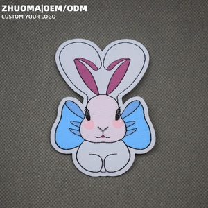 Tùy Chỉnh Thêu Các Bản Vá Lỗi Cho Velcro Logo Dệt Vá Sắt Trên Hình Trái Tim Cho Quần Áo Và Mũ Làm Của Cảm Thấy Vải - Product Image 5