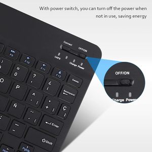 <strong>Custom</strong> Layout Slim Portable Spanish Bluetooth <strong>Keyboard</strong> Multidevice Mac <strong>Keyboard</strong> Wireless for Apple Ipad 10.9 2022 Inch - Product Image 4