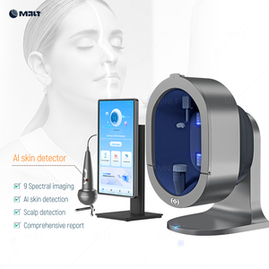 Analizzatore Cutaneo 3D AI Professionale, <span class=keywords><strong>Scanner</strong></span> Facciale Magic Mirror con Rilevamento UV e Test di Idratazione per Uso Domestico e Salone, Spine EU US JP - Product Image 1