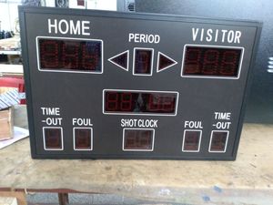 <strong>Shenzhen</strong> Factory Indoor Outdoor Basketball Portable Digital <strong>Led</strong> Score Board with Remote Control