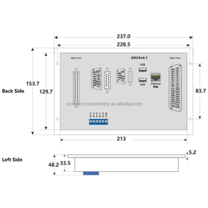 3 <strong>Axis</strong> <strong>4</strong> <strong>Axis</strong> DDCS V4.1 Independent Offline <strong>CNC</strong> Stand Alone <strong>Controller</strong> <strong>CNC</strong> Standalone Motion <strong>Controller</strong> System - Product Image 6