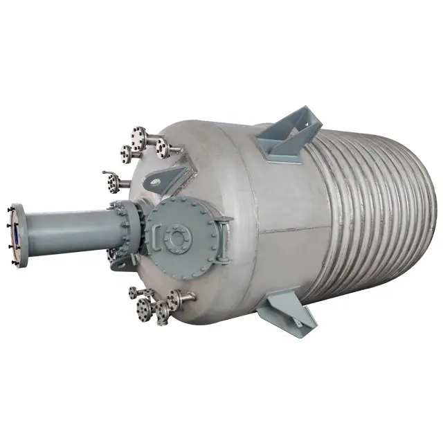 ASME-U CE-PED EAC-COC 6300L in acciaio inox limpet bobina rivestito reattore a pressione industriale con controllo automatico EX PID PLC