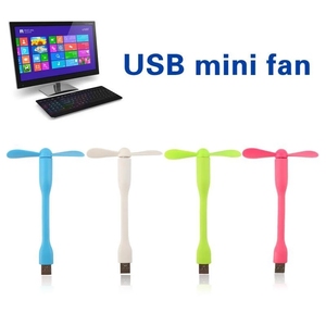 Mini ventilador de refrigeración USB portátil Flexible creativo personalizado para banco de energía adaptador de carga de ordenador portátil - Product Image 6