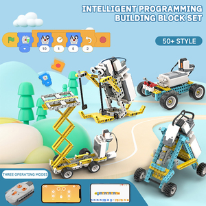 New STEM DIY <strong>Programming</strong> <strong>Robot</strong> Kit 50 in 1 Science Education Bricks Sets Model Toy <strong>Robot</strong> Theme - Product Image 2