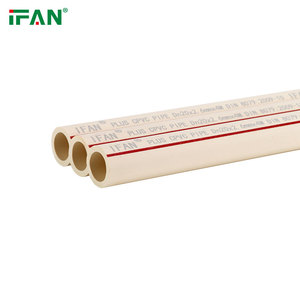 IFAN ASTM2846 çin fabrika CPVC boru OEM ODM 1/2 "-2" bej PVC boru