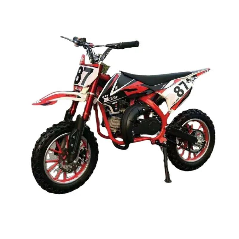 Hot selling 49cc CE certified motocross pocket bike for kids outdoor 50cc dirt bike four styles are available