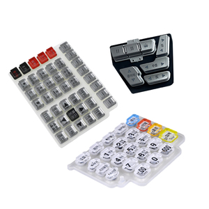 Teclado PR de silicona, teclado eléctrico Canbus, tecla acrílica Multicolor con goma de silicona para teclados y teclados - Product Image 1