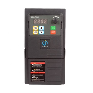 380V Entrada trifásica 0.75kw Salida trifásica bifásica VFD Inversor de frecuencia variable Pantalla LED para control de velocidad del motor NFC - Product Image 1