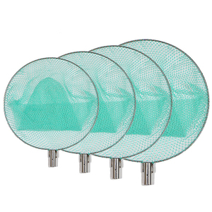 China Factory Price Replacements <strong>Round</strong> Frame Hand Made Nylon Fishing Mesh <strong>Net</strong> Fish Catching Releasing Landing <strong>Net</strong> Head - Product Image 3