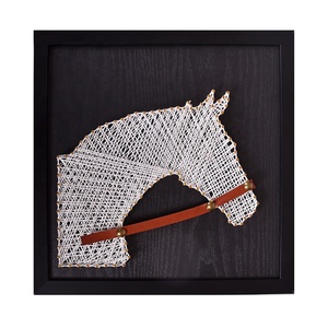 At tasarım DIY dize sanat kiti standı pimleri ve iplik DIY aktivite kitleri ile kendi dize sanat kurulu yapmak yetişkinler için çocuklar - Product Image 1