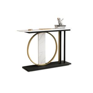 İtalyan tasarım Modern konsol Tableblack ve beyaz kayrak masaüstü masa oturma odası yemek giriş için - Product Image 5