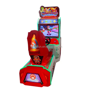 マリオカートアーケードシミュレーターレーシングゲームマシンコイン式ビデオゲームシステムゲームセンター耐久性のあるプラスチック木製構造