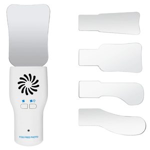 Miroir dentaire <span class=keywords><strong>intra</strong></span>-<span class=keywords><strong>oral</strong></span> orthodontique Miroir dentaire en acier inoxydable à led 4 pièces Miroir sans brouillard - Product Image 1