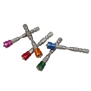5 adet tek kafa manyetik tornavida Bit kaymaz altıgen S2 PH2 elektrikli tornavida seti güç araçları için - Product Image 4