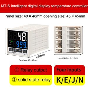 AC100-240V Digital-PID-Thermostat MT-S MT-M MT-H MT-L stellt Relais-/SSR-Doppelausgang-intelligenten Temperaturregler-Regler ein - Product Image 5