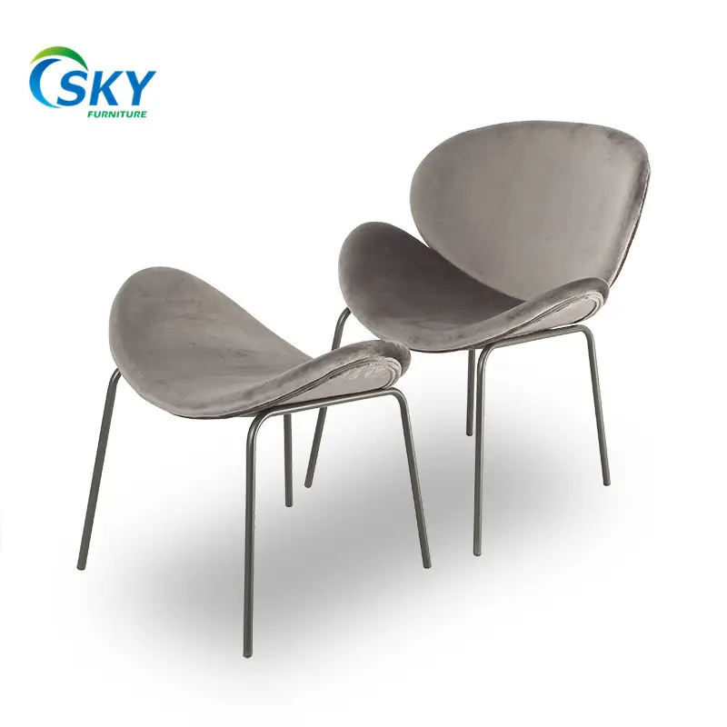 CIELO Seek Per Il Business Partner Sul Mercato Estero Moderna cuoio dell'unità di elaborazione di tessuto comodo moderna per il tempo libero sedia moderna