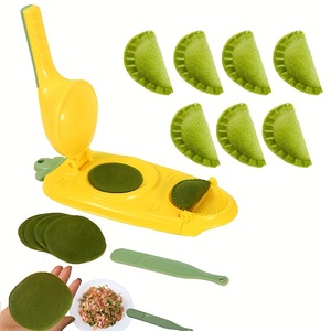 Manuelles Dumpling Maker Tool 2-in-1 Tragbare Dumpling Wrapper Maker und Press Dumpling Skin Machine-Multifunktion formen Set - Product Image 5
