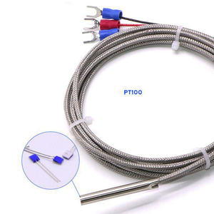 1/2/3/4/5m温度传感器热电阻探头PT100高温防水传感器 - Product Image 1