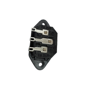 Iec60320 C14 Panel montaj endüstriyel konektör AC güç giriş fişi 3 PIN vida yuvası 15 a 250V lehim teli Terminal soketi - Product Image 4