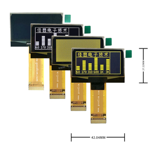 Hot Sale 1,54 Zoll OLED Gelb 3,3 V Treiber chip SSD1309ZC 128 X64 <span class=keywords><strong>LCD</strong></span>-<span class=keywords><strong>Display</strong></span> <span class=keywords><strong>i2c</strong></span>-Modul 1,54 Zoll oled <span class=keywords><strong>LCD</strong></span>-Modul