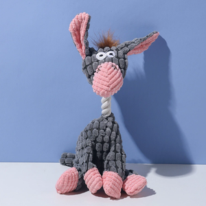 Đồ chơi chó bằng vải mềm có thiết kế chống nhai để làm sạch răng và chơi tương tác, bền bỉ, thú vị khi cắn - Product Image 5