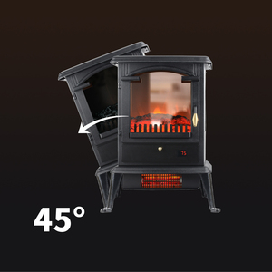 3 yếu tố 3D ngọn lửa không gian trong nhà phòng điện hồng ngoại nóng bếp lửa nơi lò sưởi nóng với điều khiển từ xa - Product Image 6