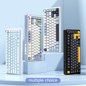 AULA F75 OEM Logo Wired Usb 75% RGB LED Light Pc Computer Custom 2,4G Wireless Gaming Mechanical Switch Keyboard - Product Image 1