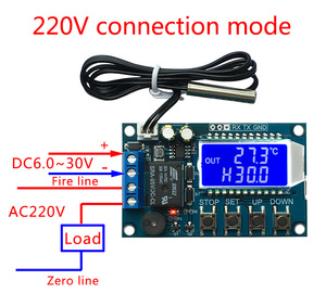 Digital Thermostat Heating Refrigeration <strong>Temperature</strong> <strong>Controller</strong> NTC10K <strong>Sensor</strong> - Product Image 2