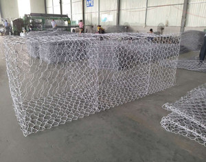 Gabbione galvanizzato prezzi della parete/rete metallica gabbia scatola gabbione canestro rete metallica esgoanale per pareti di sostegno rocce
